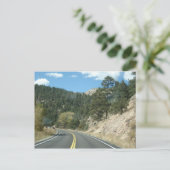 Road naar Estes Park, CO Briefkaart (Staand voorkant)