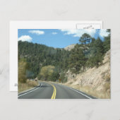 Road naar Estes Park, CO Briefkaart (Voorkant / Achterkant)