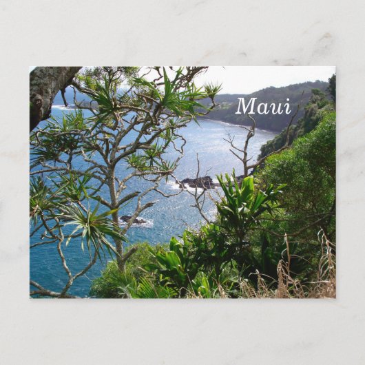 Road naar Hana, Maui, Hawaii Briefkaart (Voorkant)