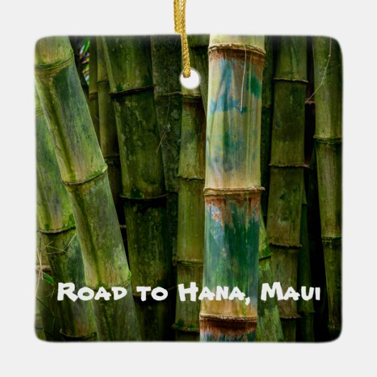 Road naar Hana, Maui, Hawaii Keramisch Ornament (Voorkant)