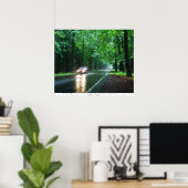 Road naar Hilversum (0749 I) Poster (Thuiskantoor)