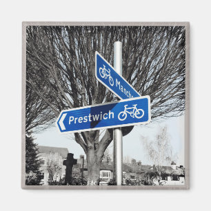 Road naar Prestwich Magneet