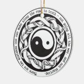Road naar Truth Yin Yang Keramisch Ornament (Links)