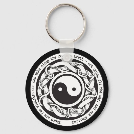 Road naar Truth Yin Yang Sleutelhanger (Voorkant)