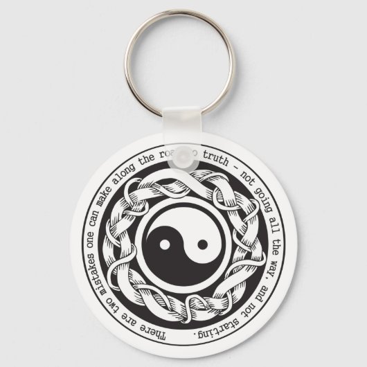 Road naar Truth Yin Yang Sleutelhanger (Voorkant)