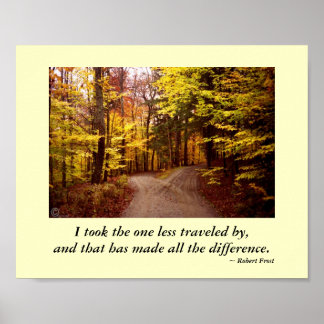 Road Niet in gebruik Poster