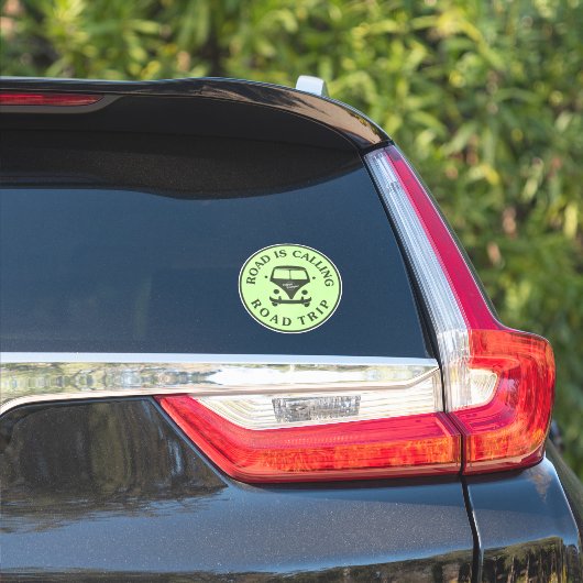Road noemt het wegrijden sticker (Auto Zijkant)