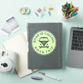 Road noemt het wegrijden sticker (iPad Cover)