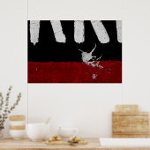 Road Paint Art - Creative - Cool - Fun Poster (Keuken)