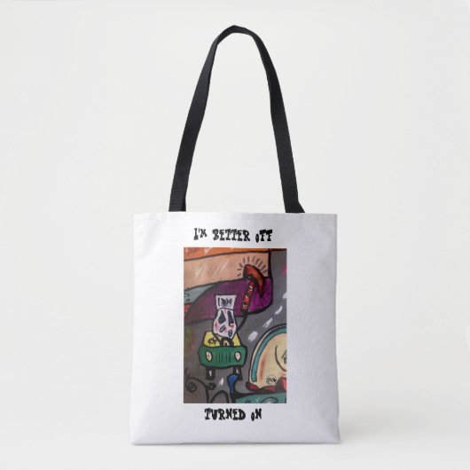 Road Rage Canvas tas (Voorkant)