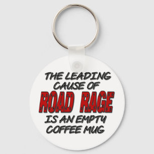 Road Rage Coffee Humor Sleutelhanger