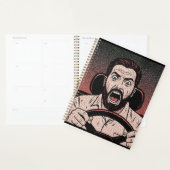 Road Rage Comic – Driver’s Fury Unleashed Planner (Display)