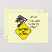 Road Rage Humor Briefkaart (Voorkant / Achterkant)