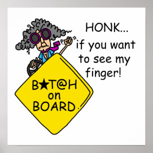 Road Rage Humor Poster