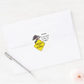 Road Rage Humor Ronde Sticker (Envelop)