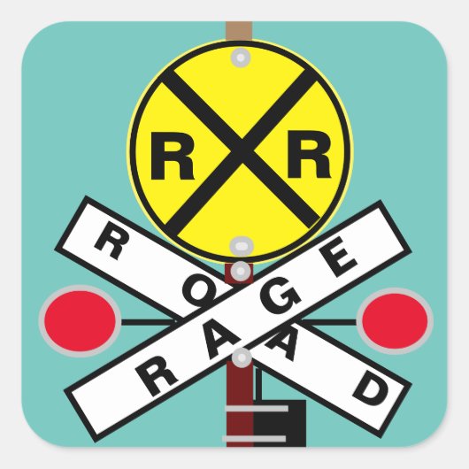 ROAD RAGE STICKER (Voorkant)