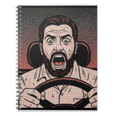 Road Rage-strip – Bestuurderswoede losgelaten Notitieboek (Voorkant)