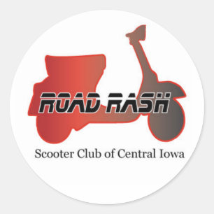 Road Rash SC Sticker