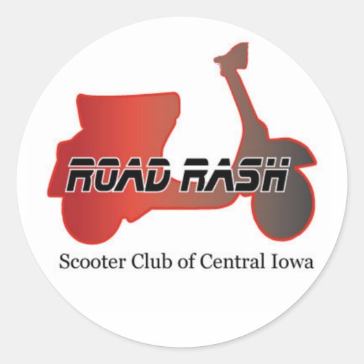Road Rash SC Sticker (Voorkant)