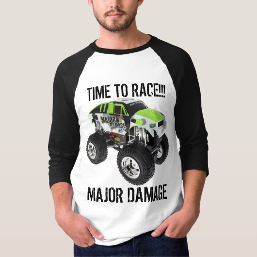 Road Rippers Major Damage Monster Truck Shirt (Voorkant)