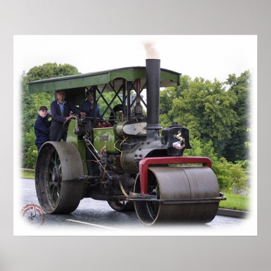 Road Roller Ayesha 9R072D-161 Poster (Voorkant)