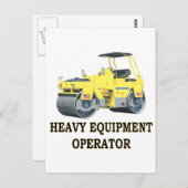 ROAD ROLLER BRIEFKAART (Voorkant / Achterkant)