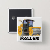 Road Roller Button Badge (Voorkant /achterkant)