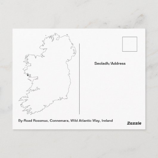 Road, Rossmuc Briefkaart (Achterkant)