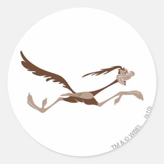 ROAD RUNNER™ actief Ronde Sticker (Voorkant)