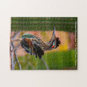 Road Runner Arizona. Kerstgroeten Legpuzzel (Horizontaal)