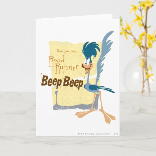 ROAD RUNNER™ BEEP BEEP!™ KAART (Gele Bloem)