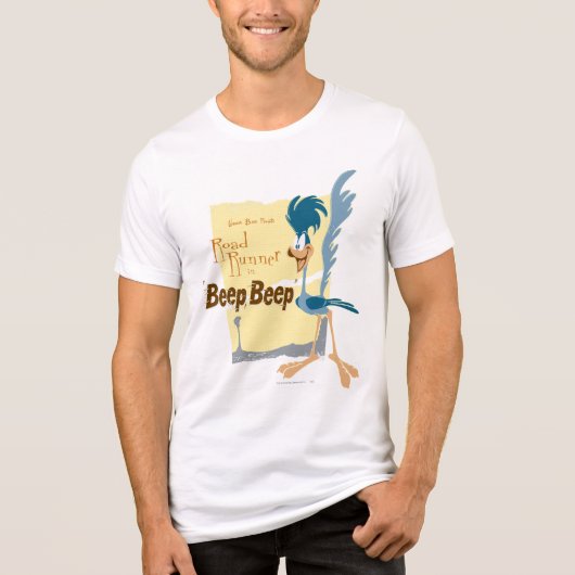 ROAD RUNNER™ BEEP BEEP!™ Tri-Blend SHIRT (Voorkant)