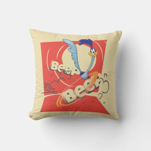 ROAD RUNNER™ BEEP BEEP!™ Zonsondergang Grafisch Kussen (Voorkant)