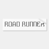 Road Runner Bumper Sticker (Voorkant)