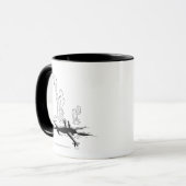 ROAD RUNNER™ en WILE E. COYOTE™ Vorm Gat Mok (Voorkant links)