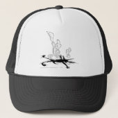 ROAD RUNNER™ en WILE E. COYOTE™ Vormig gat Trucker Pet (Voorkant)