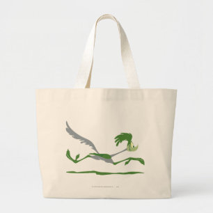 ROAD RUNNER™ gaat snel Grote Tote Bag