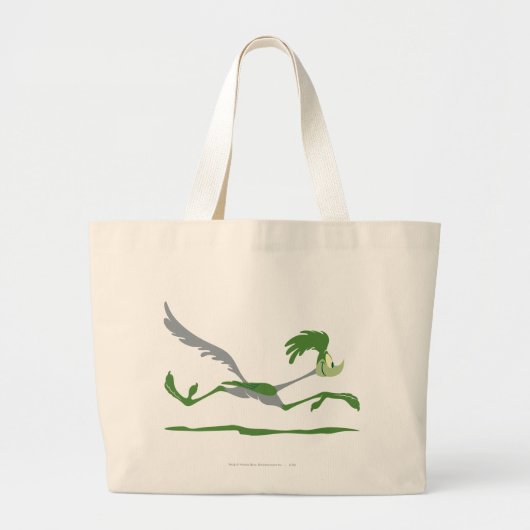 ROAD RUNNER™ gaat snel Grote Tote Bag (Voorkant)