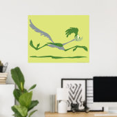 ROAD RUNNER™ gaat snel Poster (Thuiskantoor)