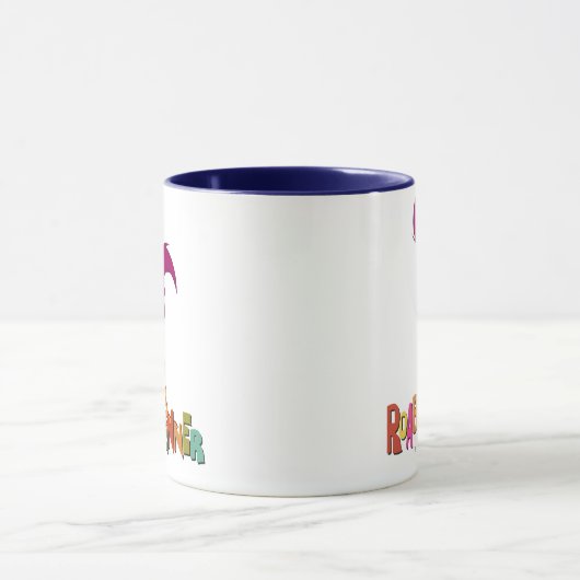 ROAD RUNNER™ Hoofd gekanteld Mok (Midden)