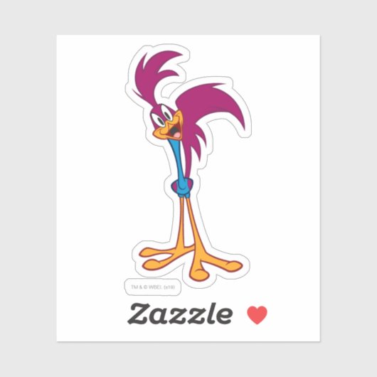 ROAD RUNNER™ Hoofd gekanteld Sticker (Vel)