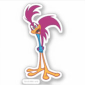 ROAD RUNNER™ Hoofd gekanteld Sticker (Voorkant)
