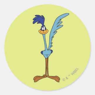 ROAD RUNNER™ in kleur Ronde Sticker