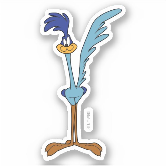 ROAD RUNNER™ in kleur Sticker (Voorkant)