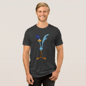 ROAD RUNNER™ in kleur Tri-Blend Shirt (Voorkant volledig)