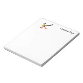 Road Runner in Red Sneakers Notitieblok (Linkerzijde)