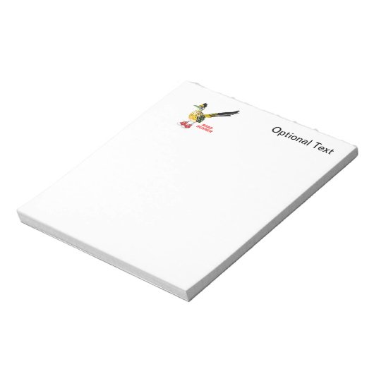 Road Runner in Red Sneakers Notitieblok (Linkerzijde)