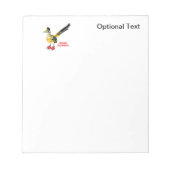 Road Runner in Red Sneakers Notitieblok (Voorkant)