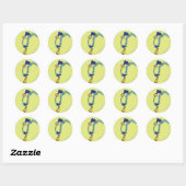 ROAD RUNNER™ Kleur Ronde Sticker (Vel)