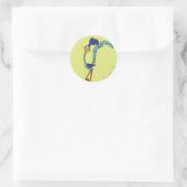 ROAD RUNNER™ Kleur Ronde Sticker (Tas)